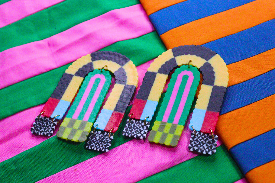 Swingin' Arch Statement Earrings
